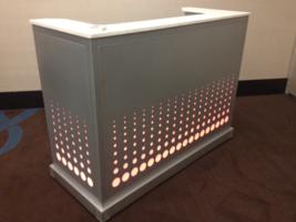GOURMET FLEXI by R.A.P. - Cudahy, California Portable Illuminated Bar for the Hospitality Industry Custom Metal & Color Changing LumaPex